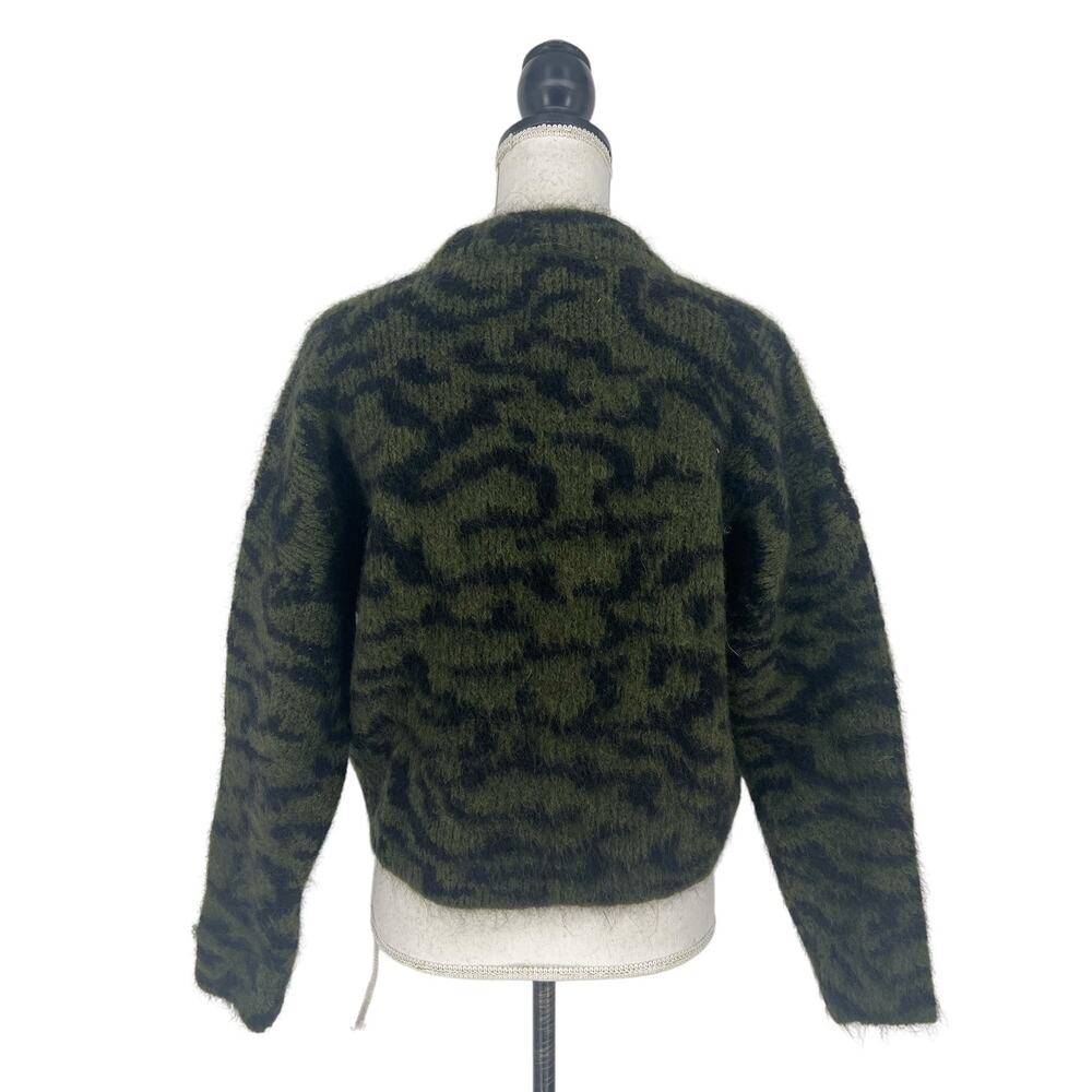 Frame Abstract Jacquard Crew Neck Sweater - Picture 11 of 12